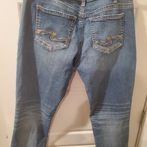 Silver Jeans Women's Classic Blue Straight Leg Jeans